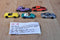 Mattel 5 Hot Wheel Cars Miata Porsche Ferrari Cadillac Monte Carlo