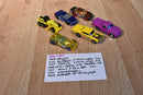 Mattel Hot Wheels 6 Cars Pontiac Ferrari Grinder X-Racers El Camino
