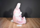 Kids of America Corp. Pink and White Easter Bunny Rabbit 2002 Plush