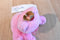 Ty Beanie Babies Kissable Pink Frog With Gold Crown 2006 Beanbag Plush