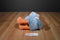 Animal Adventure Blue and White Owl and Baby 2018 Plush