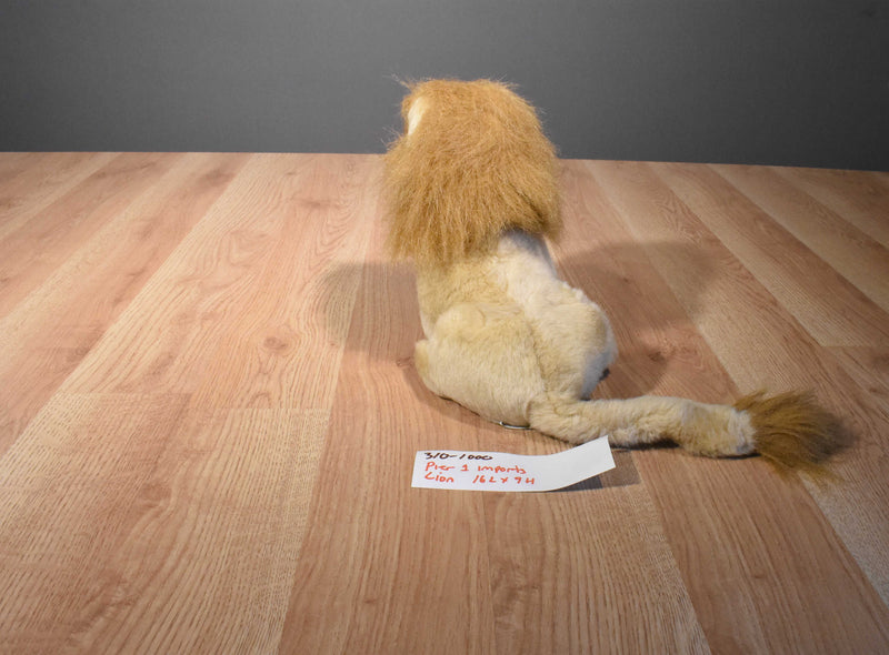 Pier 1 Imports Tan and Brown Lion Plush