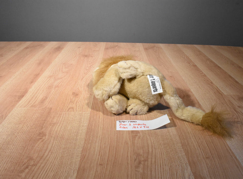 Pier 1 Imports Tan and Brown Lion Plush
