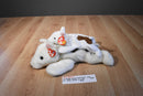 Ty Buddy 2002 and Baby 1998 Butch Bull Terrier Beanbag Plush