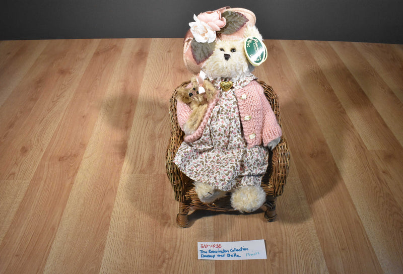 Bearington Collection White Bear Daisy and Belle Plush