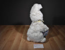 E & J Classics White Bunny Rabbit 1990's Plush with a Blue Basket