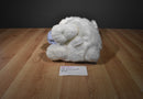E & J Classics White Bunny Rabbit 1990's Plush with a Blue Basket