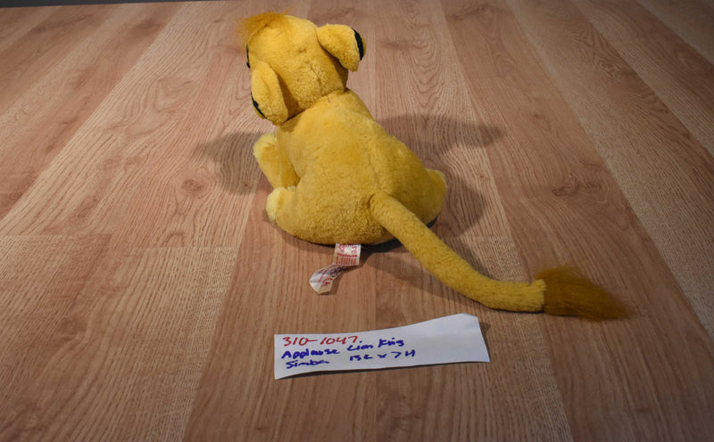 Applause Disney Lion King Simba Beanbag Plush