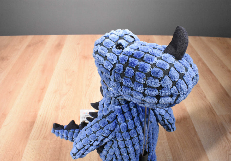 Jellycat First Step Dippy the Blue Dinosaur Beanbag Plush