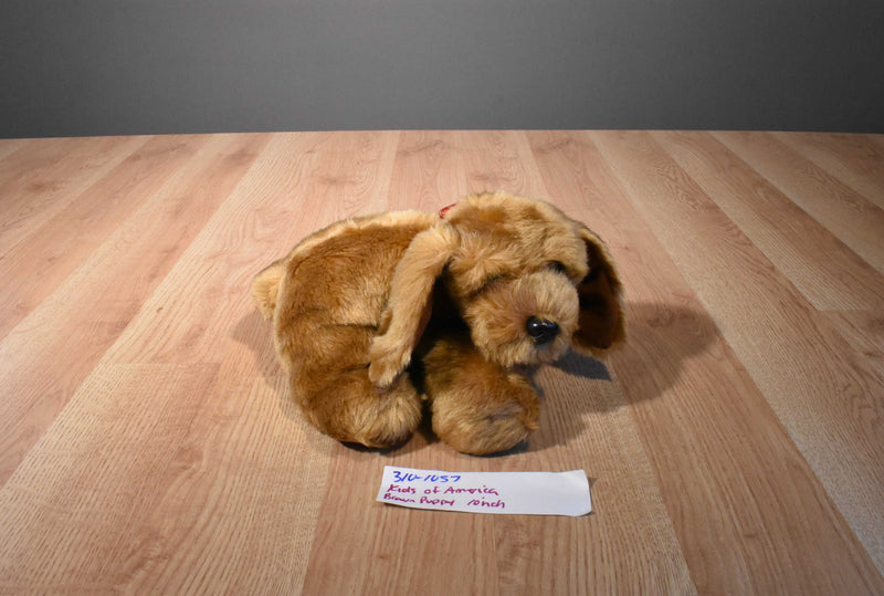 Kids of America Brown Puppy Dog beanbag Plush