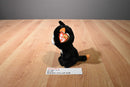 Ty Beanie Boos Frights Black White Orange Cat 2015 Beanbag Plush
