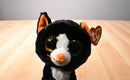Ty Beanie Boos Frights Black White Orange Cat 2015 Beanbag Plush