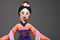 Disney Store Mulan Traditional Pink Dress Beanbag Plush