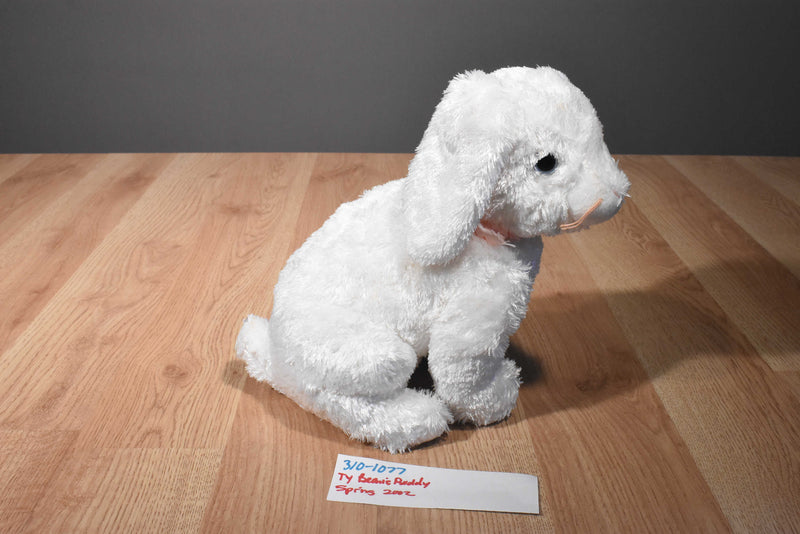 Ty Beanie Buddies Spring White Bunny Rabbit 2002 Beanbag Plush