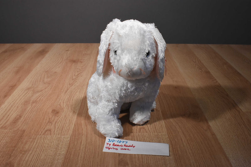 Ty Beanie Buddies Spring White Bunny Rabbit 2002 Beanbag Plush