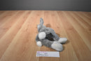 Russ Sundance the Grey and White Bunny Rabbit Beanbag Plush