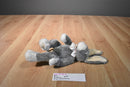 Russ Sundance the Grey and White Bunny Rabbit Beanbag Plush