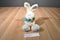 American Greetings Tan Bunny Rabbit Plush Holding a Carrot