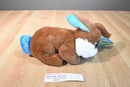 Sugar Loaf Brown and White Bunny Rabbit Plush