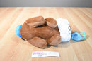 Sugar Loaf Brown and White Bunny Rabbit Plush