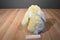 Fiesta Yellow and White Bunny Rabbit Plush