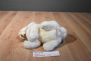 Gund Briggs White Bunny Rabbit Beanbag Plush