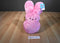 Just Born Fluffy Pink Bunny Rabbit Peep 2018 Beanbag Plush