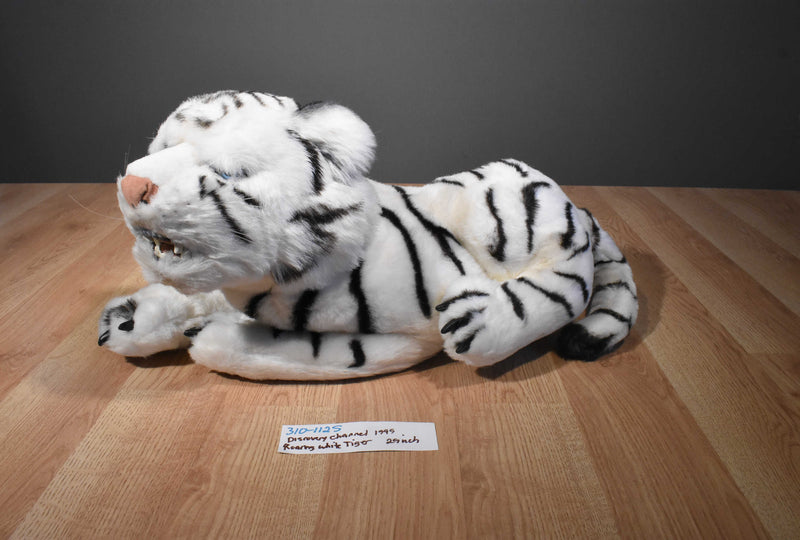 Discovery Channel Wild Life Sundar White Bengal Tiger 1999 Plush