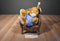 Superior Toy and Novelty Brown and Beige Sleeping Country Bunny Rabbit Plush