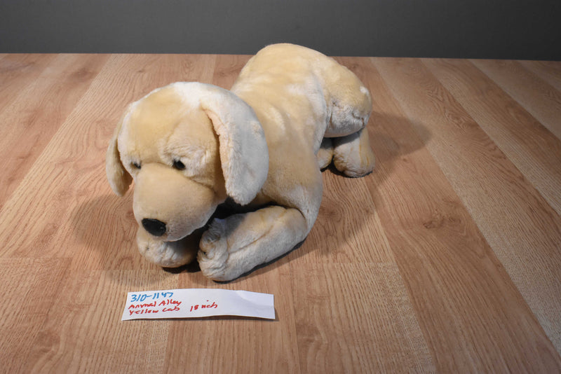Animal Alley Yellow Lab Beanbag Plush