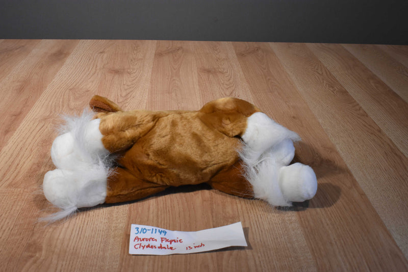 Aurora Flopsies Clydesdale Horse Beanbag Plush