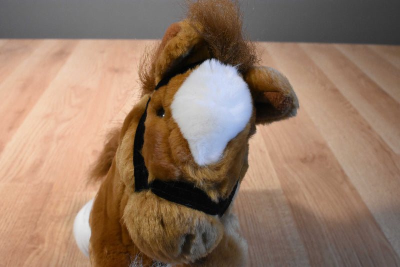 Aurora Flopsies Clydesdale Horse Beanbag Plush