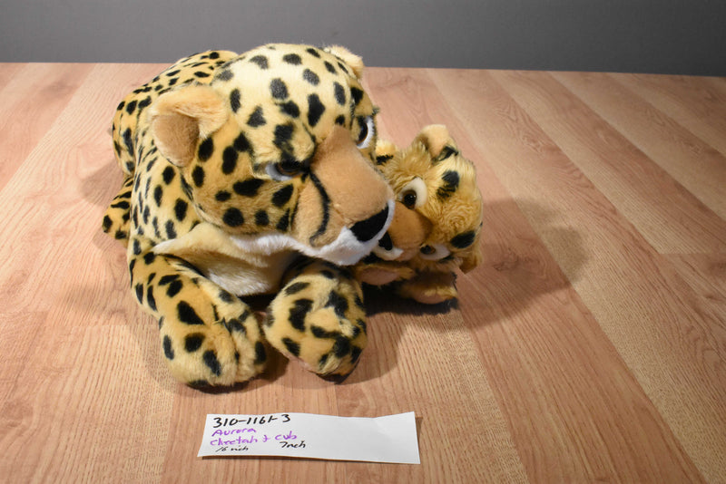 Aurora Cheetah and Cub Plush