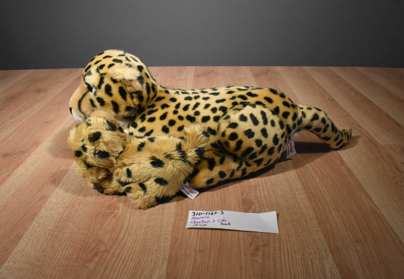 Aurora Cheetah and Cub Plush