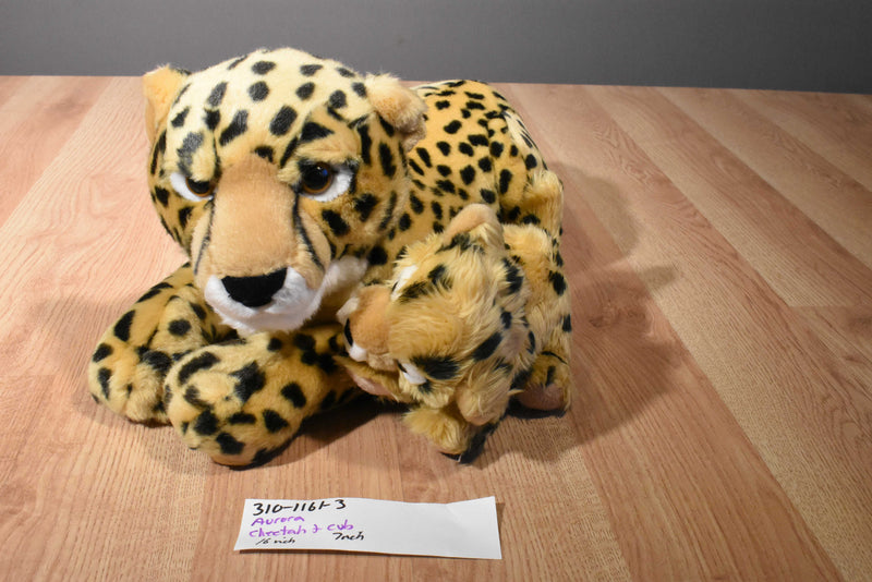 Aurora Cheetah and Cub Plush