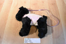Poochie and Co. Black Scottish Terrier with Pink Sequin Body Purse Bag
