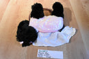 Poochie and Co. Black Scottish Terrier with Pink Sequin Body Purse Bag