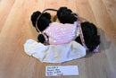 Poochie and Co. Black Scottish Terrier with Pink Sequin Body Purse Bag