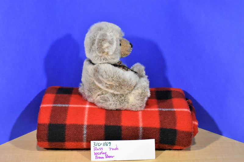 Russ Wesley Brown Bear Beanbag Plush