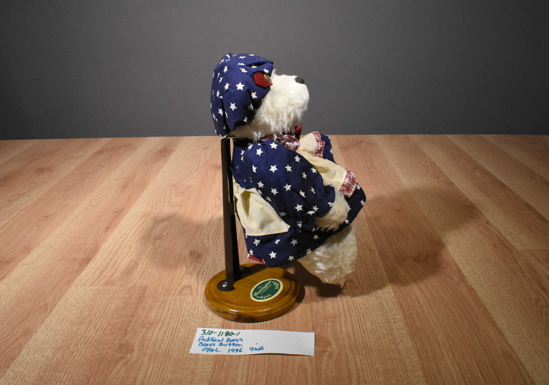 Pickford Brass Button Bears Opal 1996 Plush