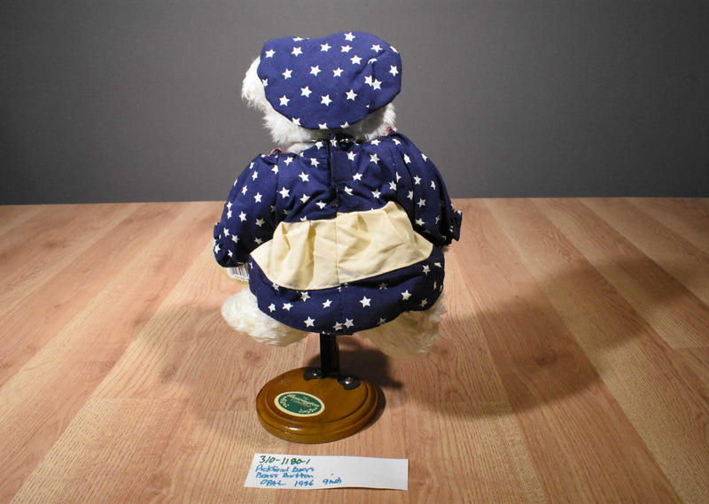 Pickford Brass Button Bears Opal 1996 Plush