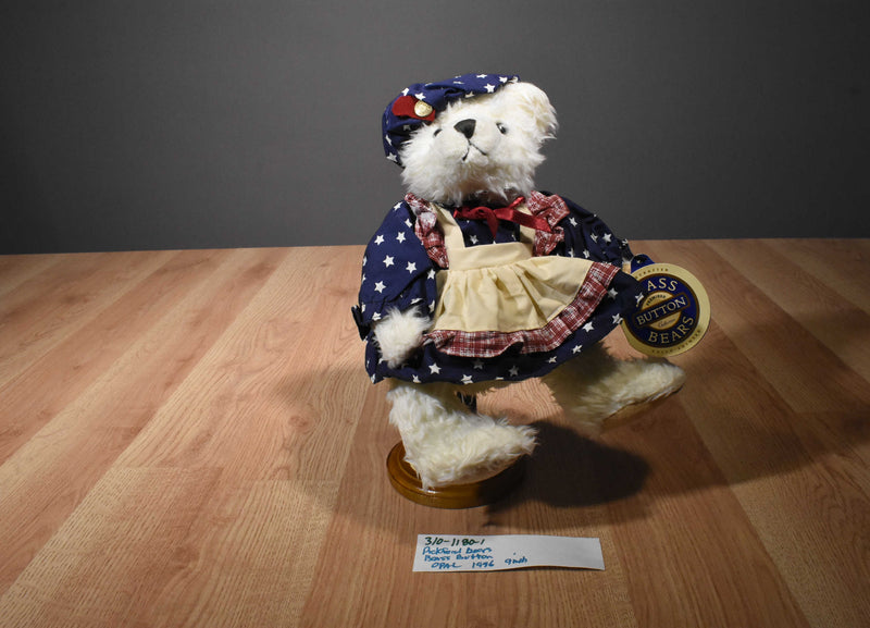 Pickford Brass Button Bears Opal 1996 Plush