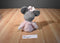 Disney Pink and Grey Baby Minnie Mouse Rattle Plush