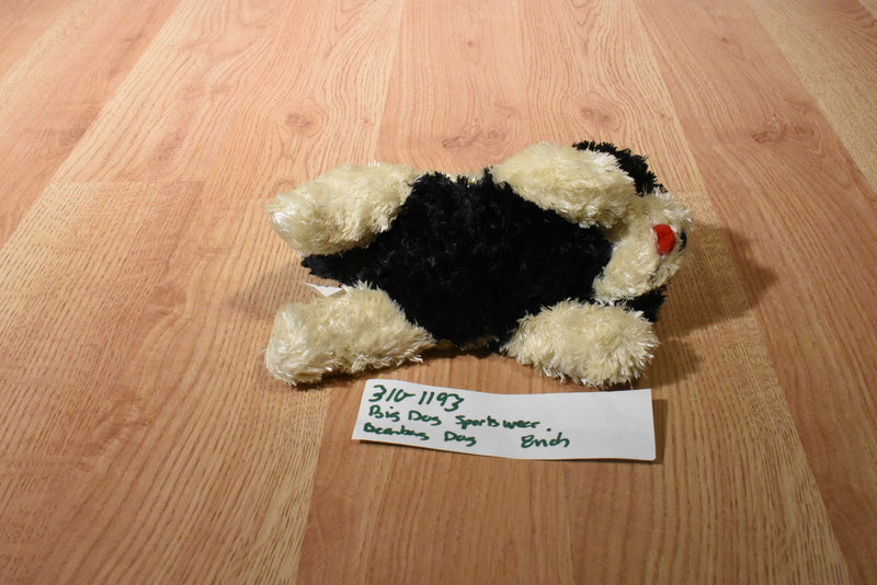 Big Dogs White and lack Saint Bernard Beanbag Plush