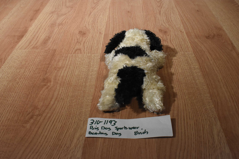 Big Dogs White and lack Saint Bernard Beanbag Plush