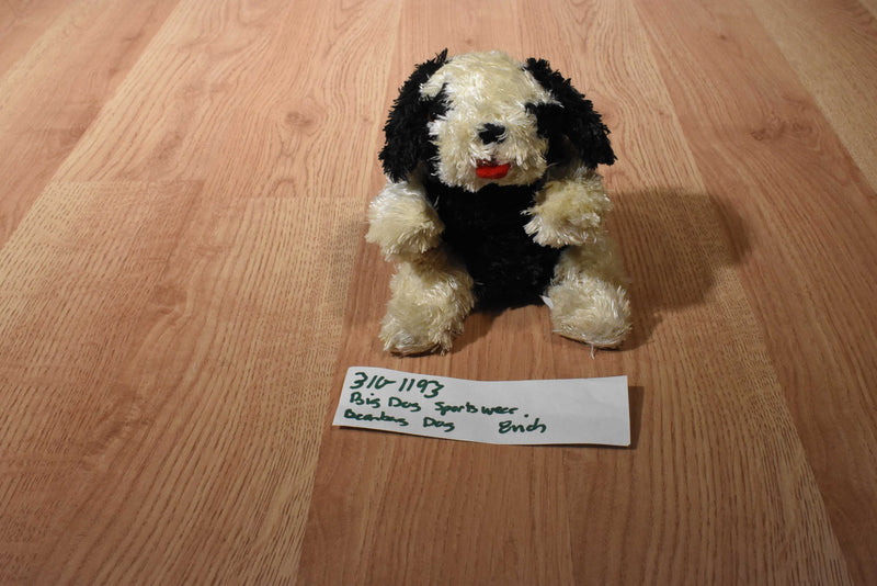 Big Dogs White and lack Saint Bernard Beanbag Plush