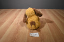 Animal Adventure Beige and Brown Dog 2011 Plush With Red Heart
