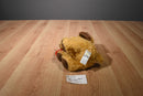 Animal Adventure Beige and Brown Dog 2011 Plush With Red Heart