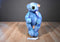 Ty Classic Bluebeary the Blue Teddy Bear 1999 Beanbag Plush