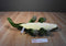 Aurora Green and Yellow Alligator/Crocodile Beanbag Plush